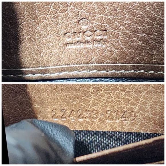 Authentic GUCCI Vintage Guccissima Bamboo Tassel Zip Around Wallet Light Brown - Picture 6 of 13